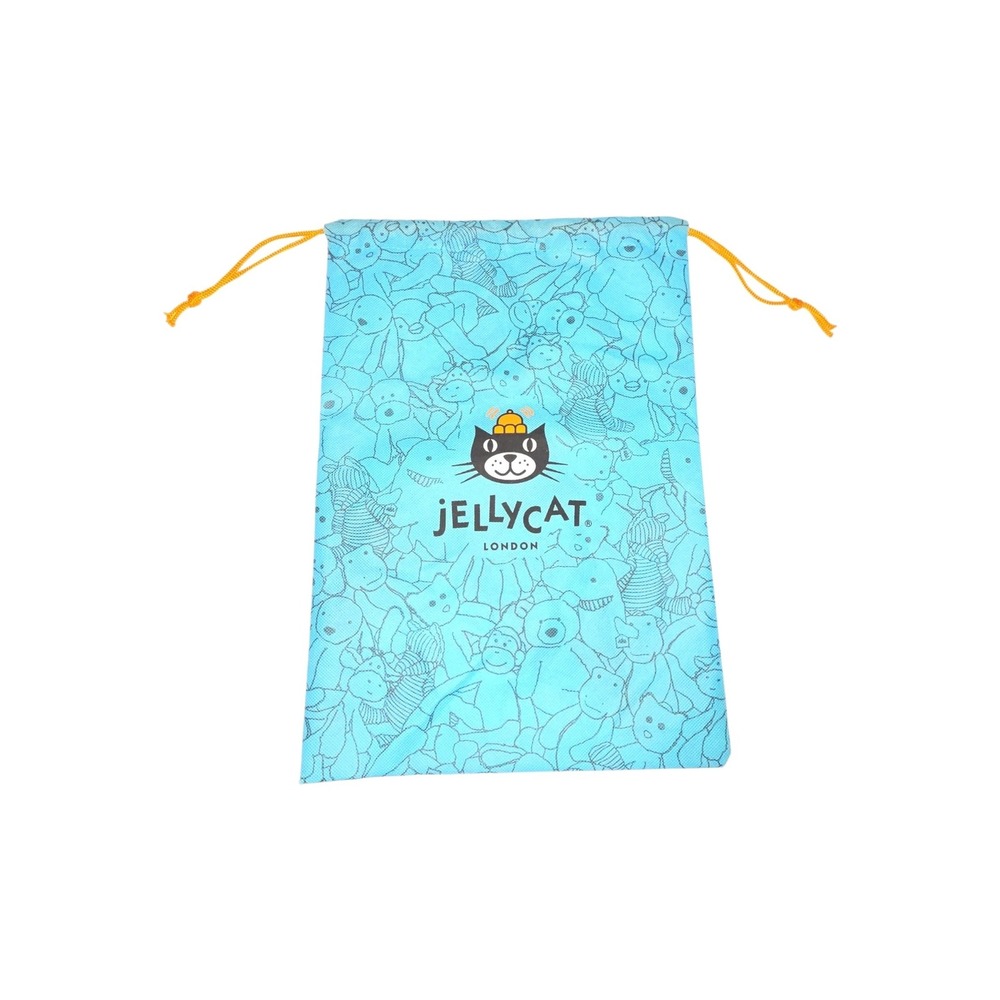 Jellycat London Blue Drawstring Gift Bag Reusable Plush Storage Sack